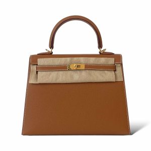 Hermès Kelly Sellier 25 Gold 37 Epsom 2024 B