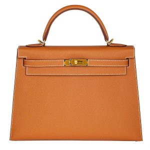 Hermès Kelly Sellier 25 Gold 37 Epsom 2024 W