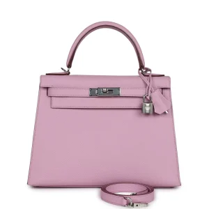 Hermès Kelly Sellier 28 Mauve Sylvestre X9 Epsom 2022 U
