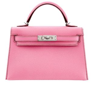 Hermès Kelly Sellier 20 Bubblegum L4 Epsom 2021 Z