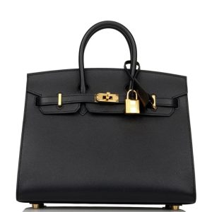 Hermès Birkin Sellier 25 Black 89 Madame 2021 Z