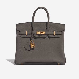Hermès Birkin  25 Gris Etain 8F Togo Y