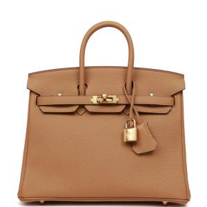 Hermès Birkin  25 Biscuit 01P Togo 2024 W