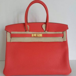 Hermès Birkin  35 Rose Jaipur T5 Togo 2014 R