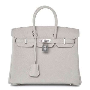 Hermès Birkin  25 Gris Pearl 80 Togo 2023 B