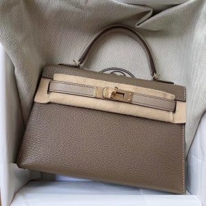 Hermès Kelly Bicolor & HSS 20 Etoupe  18, Gris Tourterelle 81 Chevre Myzore 2024 W