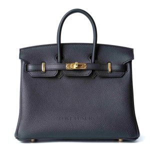 Hermès Birkin  25 Black 89 Togo
