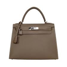 Hermès Kelly Sellier 28 Etoupe  18 Epsom