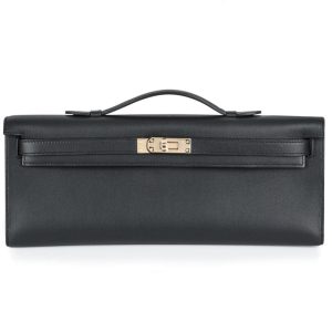 Hermès Kelly Cut Black 89 Swift 2021 Z