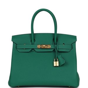 Hermès Birkin  30 Vert Vertigo U4 Togo 2024 W