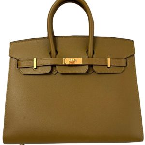 Hermès Birkin Sellier 25 Bronze Dore  U8 Madame 2023 B