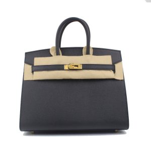 Hermès Birkin Sellier 25 Black 89 Epsom 2022 U