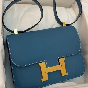 Hermès Constance  24 Blue Jean  75 Epsom 2024 W