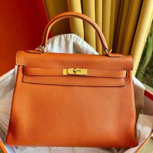 Hermès Kelly  32 Orange H 93 Togo 2012 P