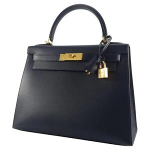 Hermès Kelly  28 Blue Nuit 2Z Madame 2022 U