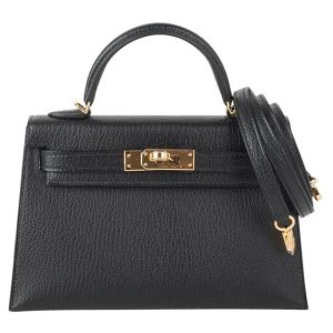 Hermès Kelly  20 Black 89 Chevre Myzore N/A N/A