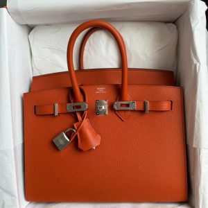 Hermès Birkin Sellier 25 Terre Battue R1 Epsom 2023 B