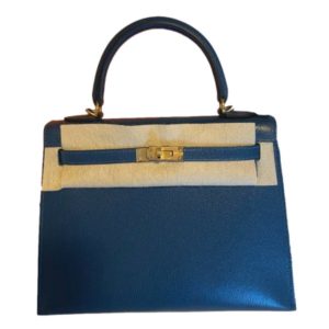 Hermès Kelly  25 Blue Deep S4 Chevre Myzore 2024 W