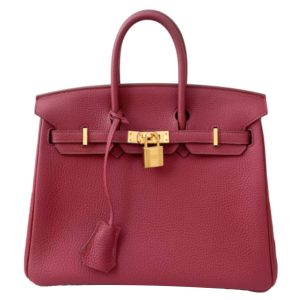 Hermès Birkin  25 Rouge Grenat K1 Togo 2022 U