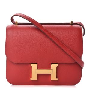 Hermès Constance  18 Rouge Piment 5X Evercolor 2019 D