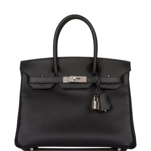 Hermès Birkin  30 Black 89 Epsom 2010 N