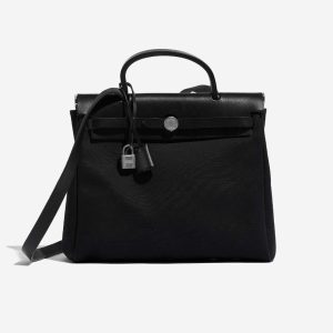 Hermès Herbag  31 Black 89 Toile, Vache Hunter 2024 W