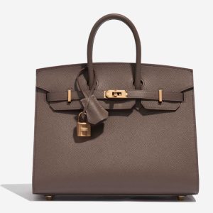 Hermès Birkin  25 Gris Etain 8F Epsom 2021 Z