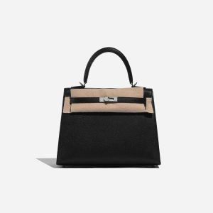 Hermès Kelly Sellier 25 Black 89 Epsom 2024 W