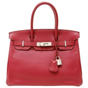 Hermès Birkin  30 Rouge Ruby B5 Togo 2010 N