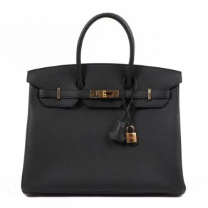 Hermès Birkin  35 Black 89 Togo 2009 M