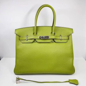Hermès Birkin  35 Vert Kiwi 6R Togo 2007 K