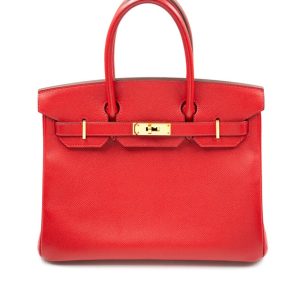 Hermès Birkin  30 Rouge Casaque Q5 Epsom 2017 A