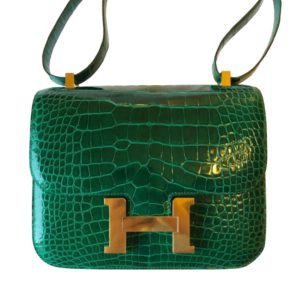 Hermès Constance  24 Vert Emerald 6Q Alligator Matt 2020 Y
