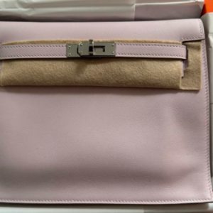 Hermès Kelly Danse N/A Mauve Pale 09 Swift W