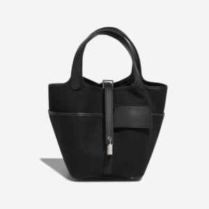 Hermès Picotin Cargo 18 Black 89 Toile, Swift 2024 W