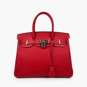 Hermès Birkin  30 Rouge Casaque Q5 Epsom 2014 R