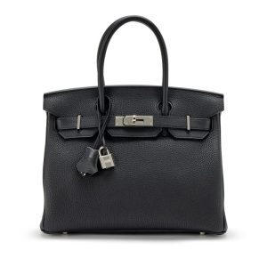 Hermès Birkin  30 Black 89 Togo 2015 T