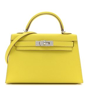 Hermès Kelly Sellier 20 Lime 9R Epsom 2024 B