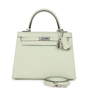Hermès Kelly Sellier 25 Vert Fizz 0S Epsom 2022 U