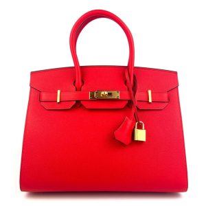 Hermès Birkin Sellier 30 Rouge Coeur S3 Epsom 2024 W