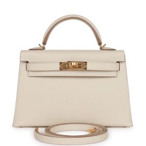 Hermès Kelly Sellier 20 Craie  10 Epsom 2024 W