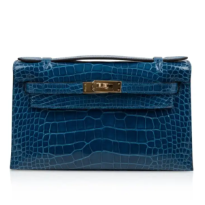 Hermès Kelly Pochette Mykonos  7Q Alligator Shiny 1998 D