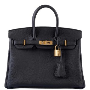 Hermès Birkin  25 Black 89 Togo 2024 W