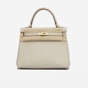Hermès Kelly  25 Beton 8L Togo 2023 U