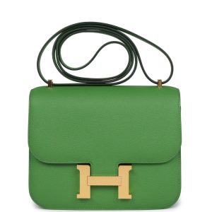 Hermès Constance Mirror 18 Vert Yucca A8 Epsom 2024 W