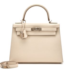 Hermès Kelly Sellier 28 Craie  10 Epsom 2024 W
