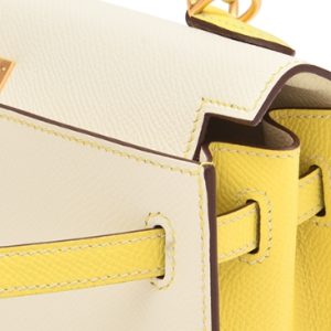 Hermès Kelly Sellier 20 Lime 9R, Nata I2 Epsom B