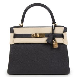 Hermès Kelly  28 Black 89 Togo 2024 W