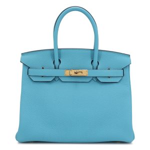 Hermès Birkin  30 Blue Du Nord P3 Togo 2019 D