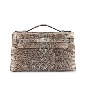Hermès Kelly Pochette Ombre 1B Lizard 2019 D